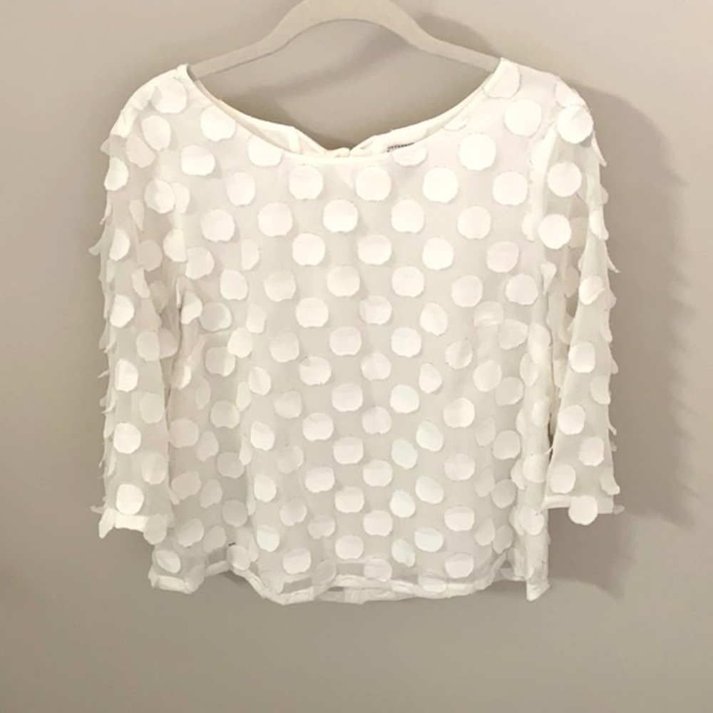 Anthropologie Tie Back Blouse- Size 6